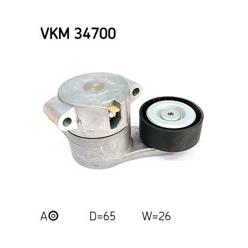 Spannrolle, Keilrippenriemen SKF VKM 34700 f&uuml;r CITRO&Euml;N FIAT FORD PEUGEOT, mitte