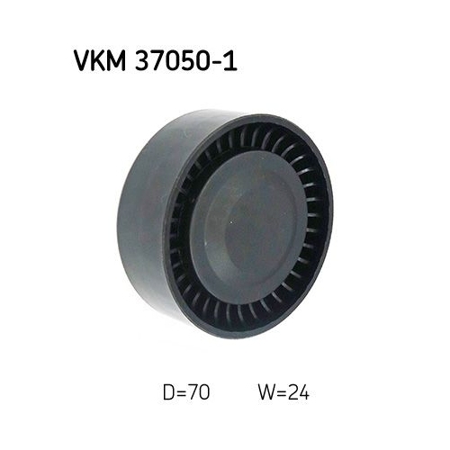 Umlenk-/F&uuml;hrungsrolle, Keilrippenriemen SKF VKM 37050-1