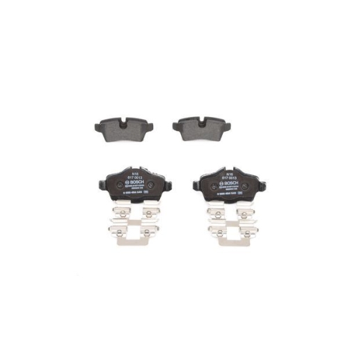 Bremsbelagsatz, Scheibenbremse BOSCH 0 986 494 645 f&uuml;r BMW MINI, Hinterachse