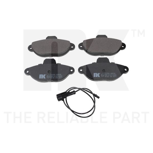 Bremsbelagsatz, Scheibenbremse NK 222334 f&uuml;r FIAT FORD LANCIA, Vorderachse
