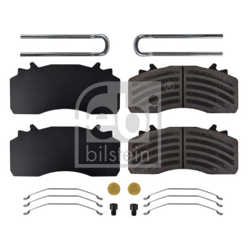 Febi Bilstein 171240 Bremsbelagsatz mit Anbaumaterial, 1 St&uuml;ck