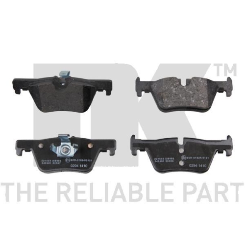 Bremsbelagsatz, Scheibenbremse NK 221555 f&uuml;r BMW, Hinterachse