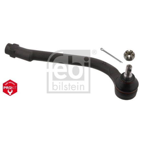 Febi Bilstein 34660 Spurstangenendst&uuml;ck mit Kronenmutter und Splint , 1 St&uuml;ck