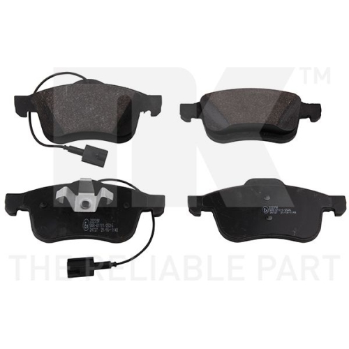 Bremsbelagsatz, Scheibenbremse NK 222390 f&uuml;r CHRYSLER FIAT LANCIA OPEL VAUXHALL