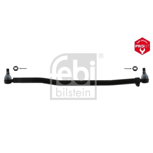 Febi Bilstein 40001 Lenkstange mit Kronenmuttern und Splinten, vom Lenkgetriebe zur 1. Vorderachse , 1 St&uuml;ck
