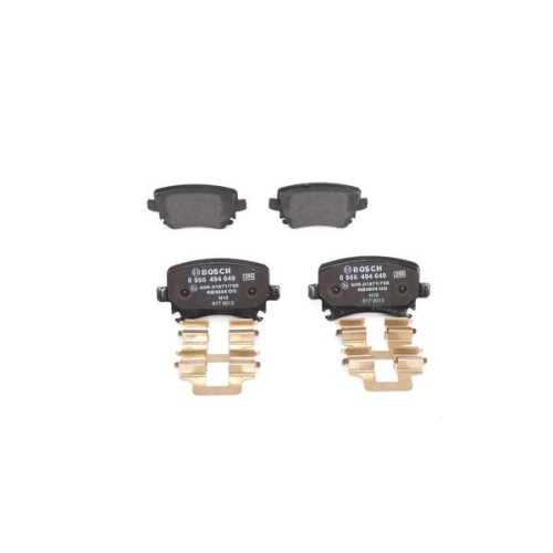 Bremsbelagsatz, Scheibenbremse BOSCH 0 986 494 649 f&uuml;r AUDI SEAT SKODA VW