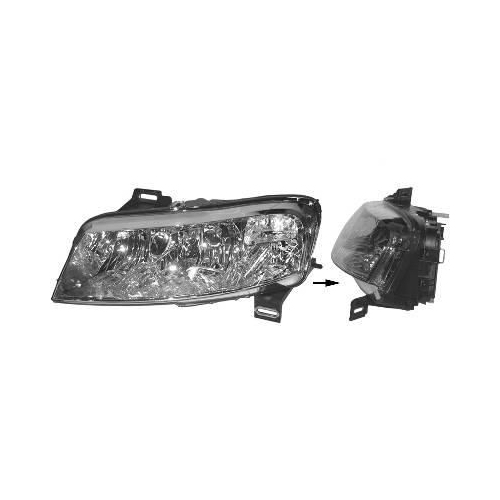 Hauptscheinwerfer VAN WEZEL 1626961 f&uuml;r FIAT, links