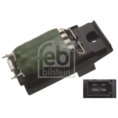 Febi Bilstein 1x 45415 Widerstand f&uuml;r Gebl&auml;se