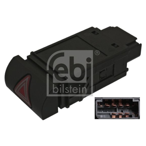 Febi Bilstein 100405 Warnblinkschalter , 1 St&uuml;ck