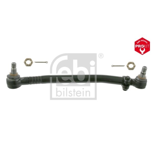 Febi Bilstein 23892 Lenkstange mit Kronenmuttern und Splinten, vom Lenkgetriebe zur 1. Vorderachse , 1 St&uuml;ck