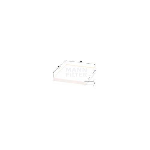 Filter, Innenraumluft MANN-FILTER CU 24 013 f&uuml;r HYUNDAI