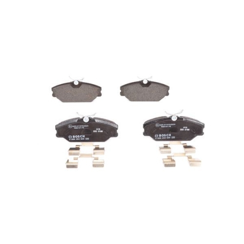 Bremsbelagsatz, Scheibenbremse BOSCH 0 986 494 656 f&uuml;r RENAULT DACIA