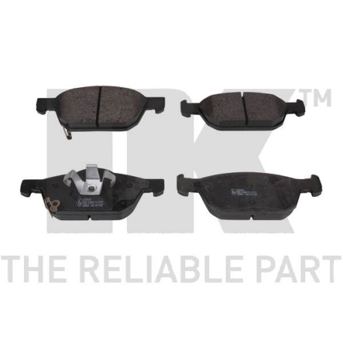 Bremsbelagsatz, Scheibenbremse NK 222649 f&uuml;r HONDA, Vorderachse