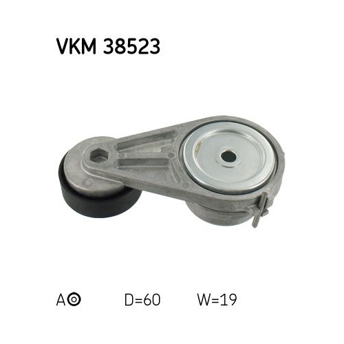 Spannrolle, Keilrippenriemen SKF VKM 38523 f&uuml;r SMART