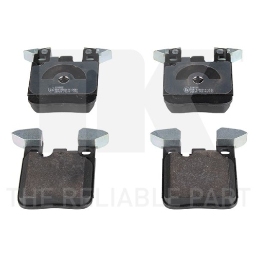 Bremsbelagsatz, Scheibenbremse NK 221565 f&uuml;r BMW, Hinterachse