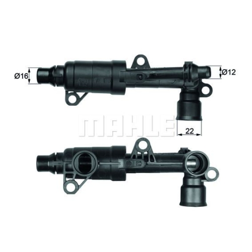 Thermostat, &Ouml;lk&uuml;hlung MAHLE TO 11 86 f&uuml;r BMW