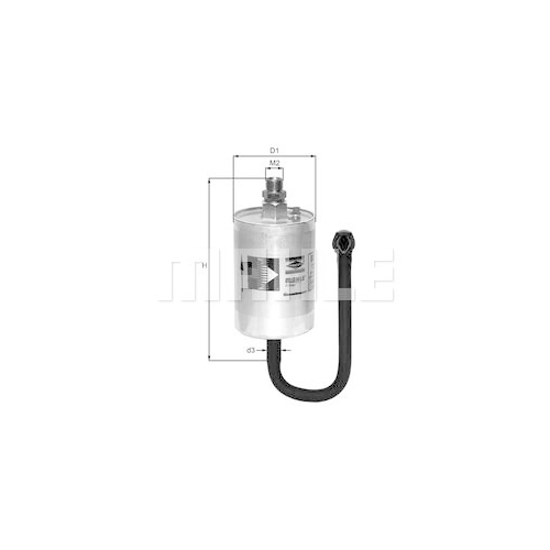 Kraftstofffilter KNECHT KL 69 f&uuml;r PORSCHE