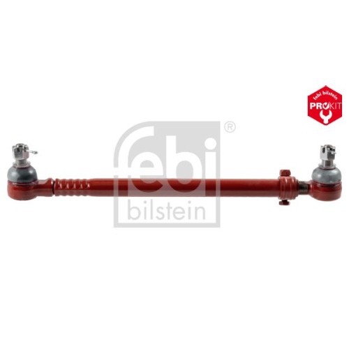 Febi Bilstein 23899 Lenkstange mit Kronenmuttern und Splinten, vom Lenkgetriebe zur 1. Vorderachse , 1 St&uuml;ck