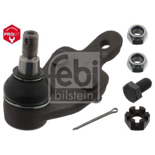 Febi Bilstein 43076 Traggelenk mit Kronenmutter und Splint , 1 St&uuml;ck