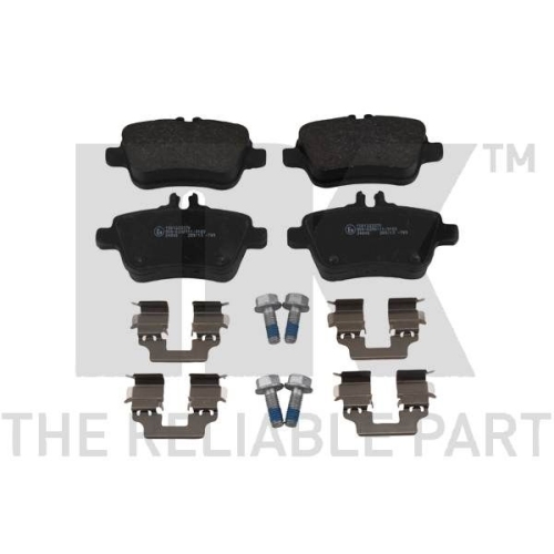 Bremsbelagsatz, Scheibenbremse NK 223370 f&uuml;r MERCEDES-BENZ INFINITI, Hinterachse