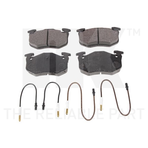 Bremsbelagsatz, Scheibenbremse NK 221918 f&uuml;r CITRO&Euml;N RENAULT ALPINE, Hinterachse