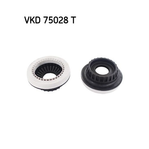 W&auml;lzlager, Federbeinst&uuml;tzlager SKF VKD 75028 T f&uuml;r MAZDA, Vorderachse
