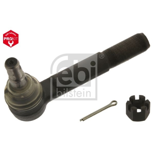 Febi Bilstein 23909 Spurstangenendst&uuml;ck mit Kronenmutter und Splint , 1 St&uuml;ck