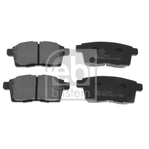 Febi Bilstein 116370 Bremsbelagsatz mit Anbaumaterial, 1 St&uuml;ck