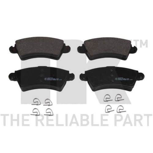 Bremsbelagsatz, Scheibenbremse NK 223742 f&uuml;r PEUGEOT, Vorderachse