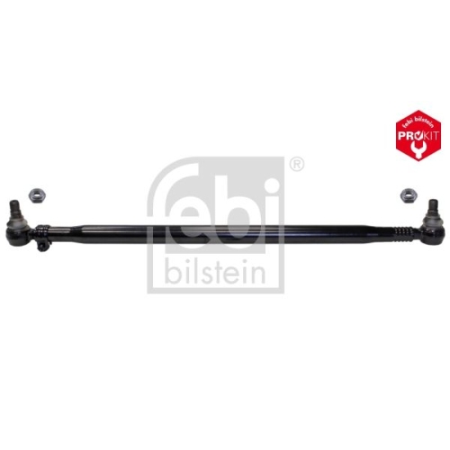 Febi Bilstein 36451 ProKit - Lenkstange mit Sicherungsmuttern, vom Lenkgetriebe zum 1. Lenkzwischenhebel (Vorderachse), 1 St&uuml;ck