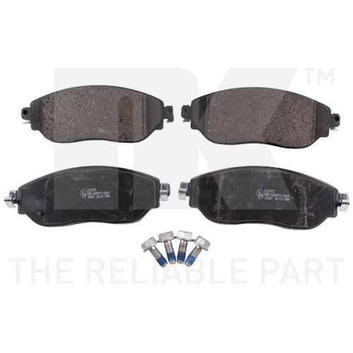 Bremsbelagsatz, Scheibenbremse NK 223972 f&uuml;r FIAT NISSAN OPEL RENAULT VAUXHALL