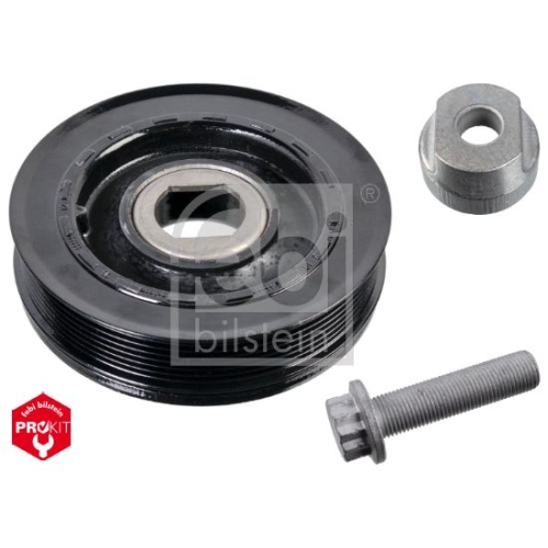Febi Bilstein 1x 175310 Riemenscheibensatz f&uuml;r Kurbelwelle, mit Schraube und Scheibe