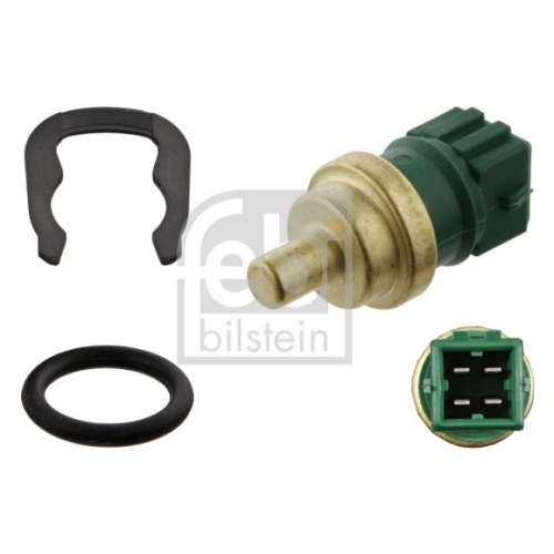 Febi Bilstein 31539 K&uuml;hlmitteltemperatursensor mit Dichtung und Haltefeder , 1 St&uuml;ck