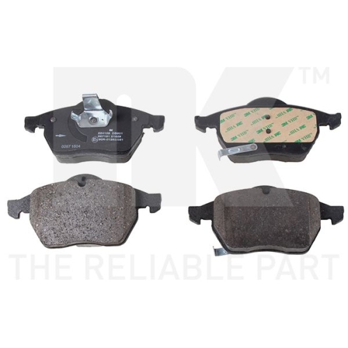 Bremsbelagsatz, Scheibenbremse NK 224108 f&uuml;r OPEL SAAB VAUXHALL, Vorderachse