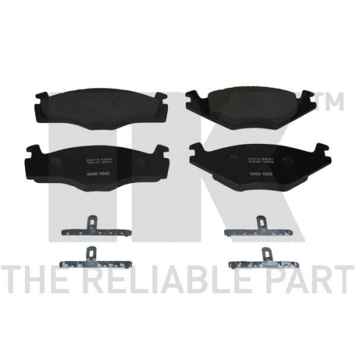 Bremsbelagsatz, Scheibenbremse NK 224716 f&uuml;r SEAT VW, Vorderachse