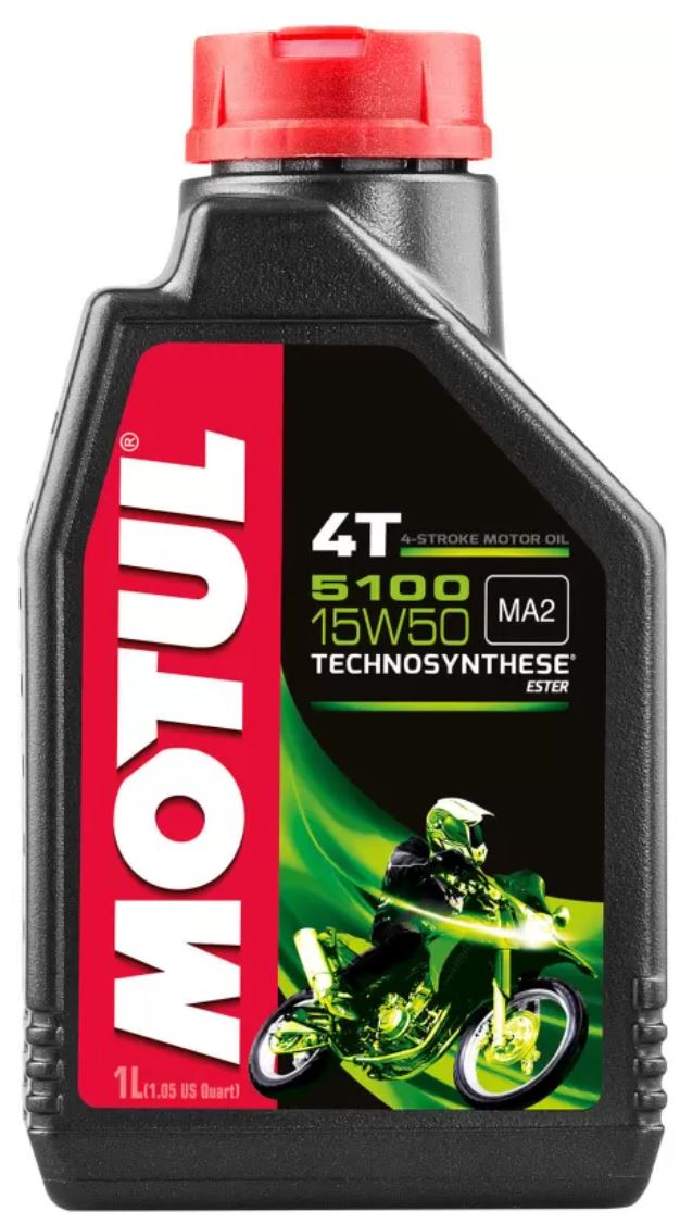MOTUL Motor&ouml;l 104080 5100 15W50 4T 1L