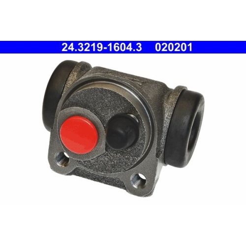 Radbremszylinder ATE 24.3219-1604.3 f&uuml;r CITRO&Euml;N PEUGEOT, Hinterachse rechts