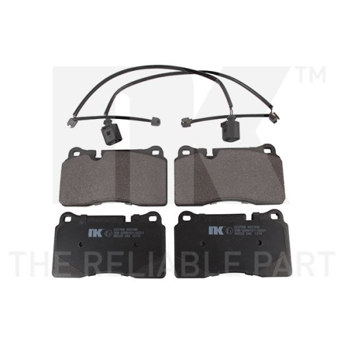 Bremsbelagsatz, Scheibenbremse NK 224788 f&uuml;r AUDI SEAT VW ASTON MARTIN