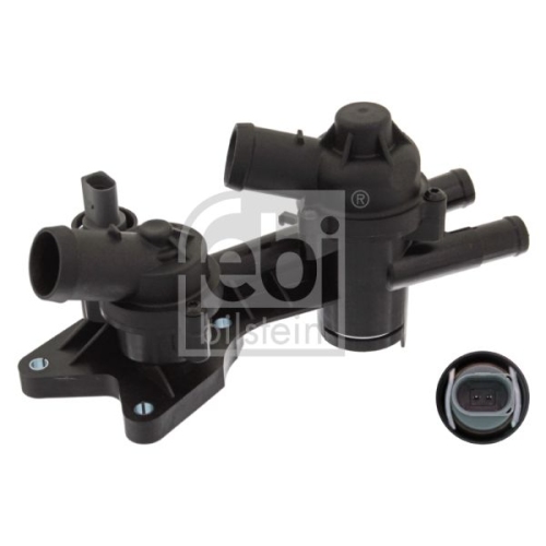 Febi Bilstein 45081 Thermostat mit Geh&auml;use, Dichtung und Temperaturschalter , 1 St&uuml;ck
