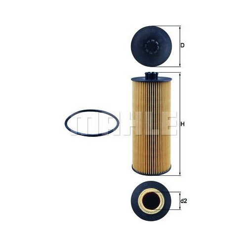 &Ouml;lfilter KNECHT OX 155D f&uuml;r MAN DEUTZ