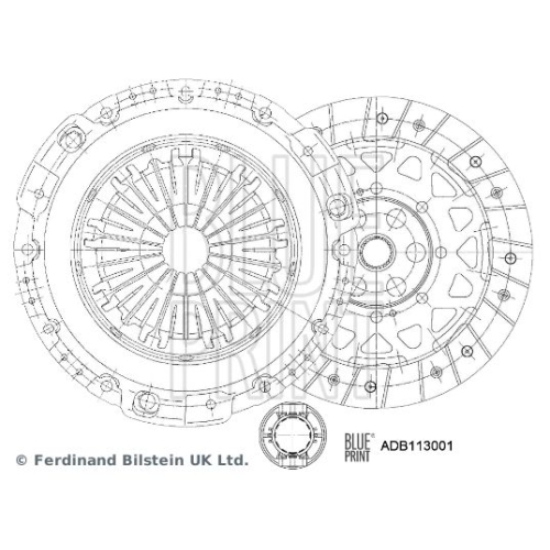 Blue Print 1x ADB113001BP Kupplungssatz