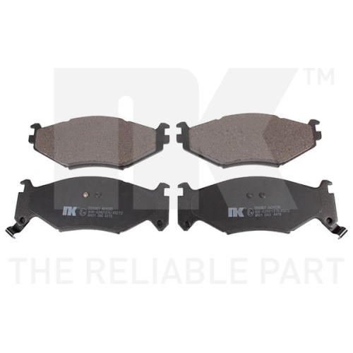 Bremsbelagsatz, Scheibenbremse NK 229307 f&uuml;r CHRYSLER DODGE, Vorderachse