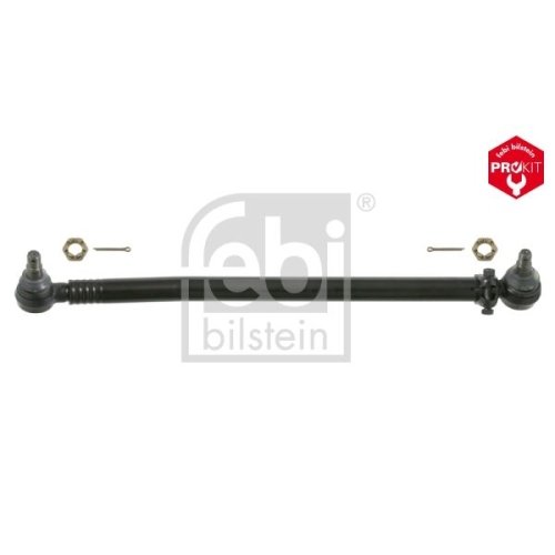 Febi Bilstein 26749 Lenkstange mit Kronenmuttern und Splinten, vom Lenkgetriebe zur 1. Vorderachse , 1 St&uuml;ck