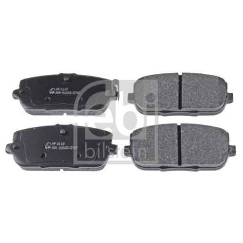 Febi Bilstein 116386 Bremsbelagsatz, 1 St&uuml;ck
