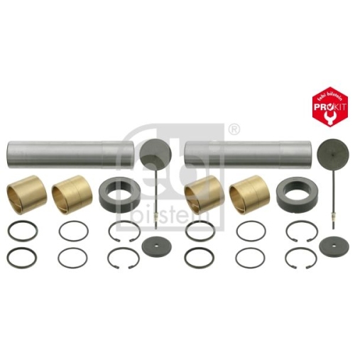 Febi Bilstein 06016 Achsschenkelbolzensatz mit Drucklager, Doppelsatz , 1 St&uuml;ck