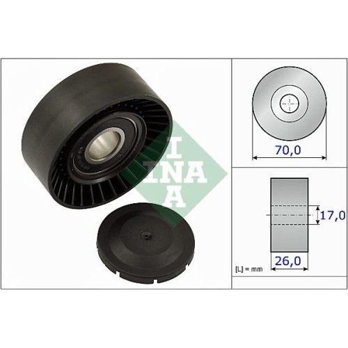 Spannrolle, Keilrippenriemen INA 531 0891 10 f&uuml;r LOTUS