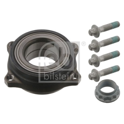 Febi Bilstein 34738 Radlagersatz mit Achsmutter und Befestigungsschrauben , 1 St&uuml;ck