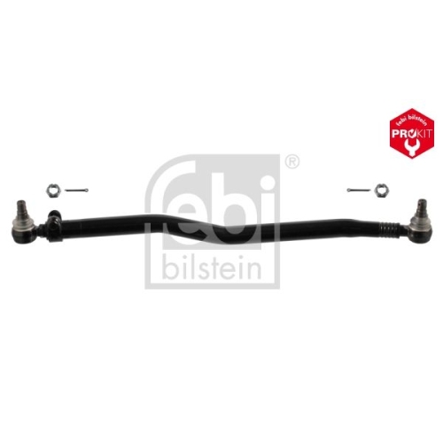 Febi Bilstein 40045 Lenkstange mit Kronenmuttern und Splinten, vom Lenkgetriebe zur 1. Vorderachse , 1 St&uuml;ck