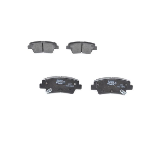 Bremsbelagsatz, Scheibenbremse BOSCH 0 986 494 768 f&uuml;r SSANGYONG HYUNDAI KIA
