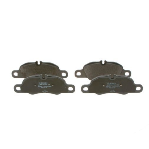 Bremsbelagsatz, Scheibenbremse BOSCH 0 986 494 784 f&uuml;r PORSCHE, Vorderachse